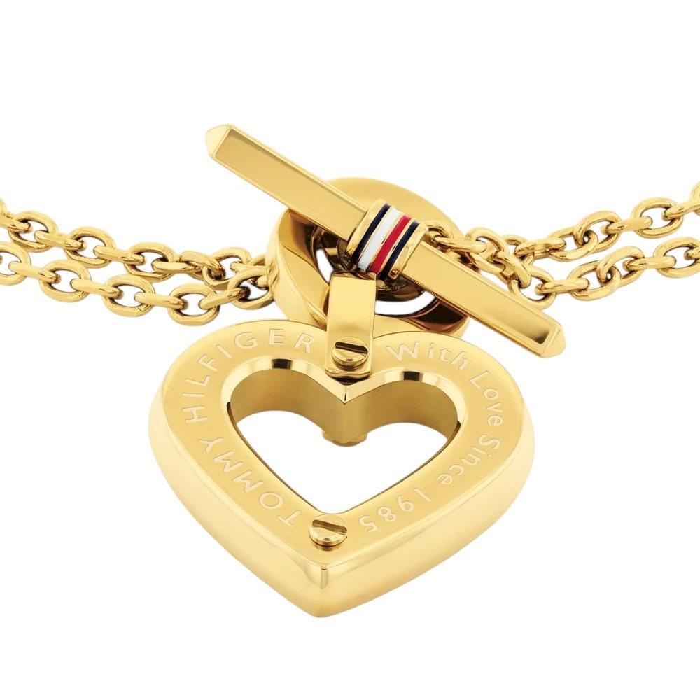 BRACELET Women's Hearts TOMMY HILFIGER from Gold-Plated Stainless Steel 2780970