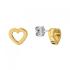 EARRINGS Hearts TOMMY HILFIGER Gold-Plated Stainless Steel 2780972 - 0