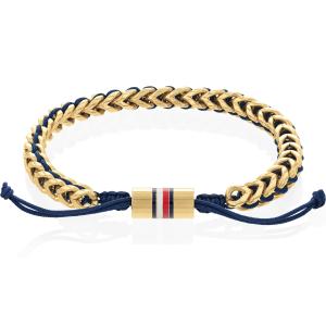 TOMMY HILFIGER Braided Metal Bracelet Gold Stainless Steel 2790512 - 36700