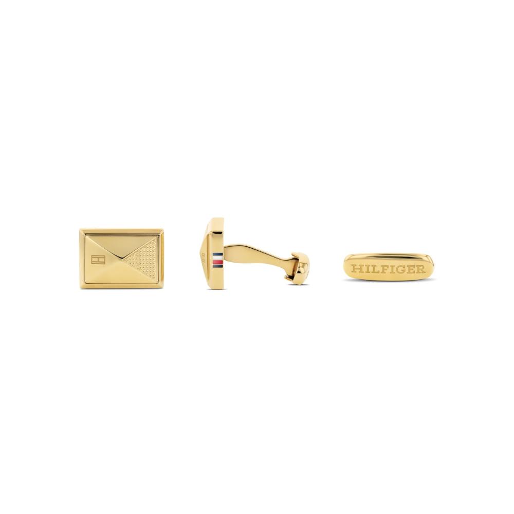 TOMMY HILFIGER Cufflinks Gold Stainless Steel 2790570