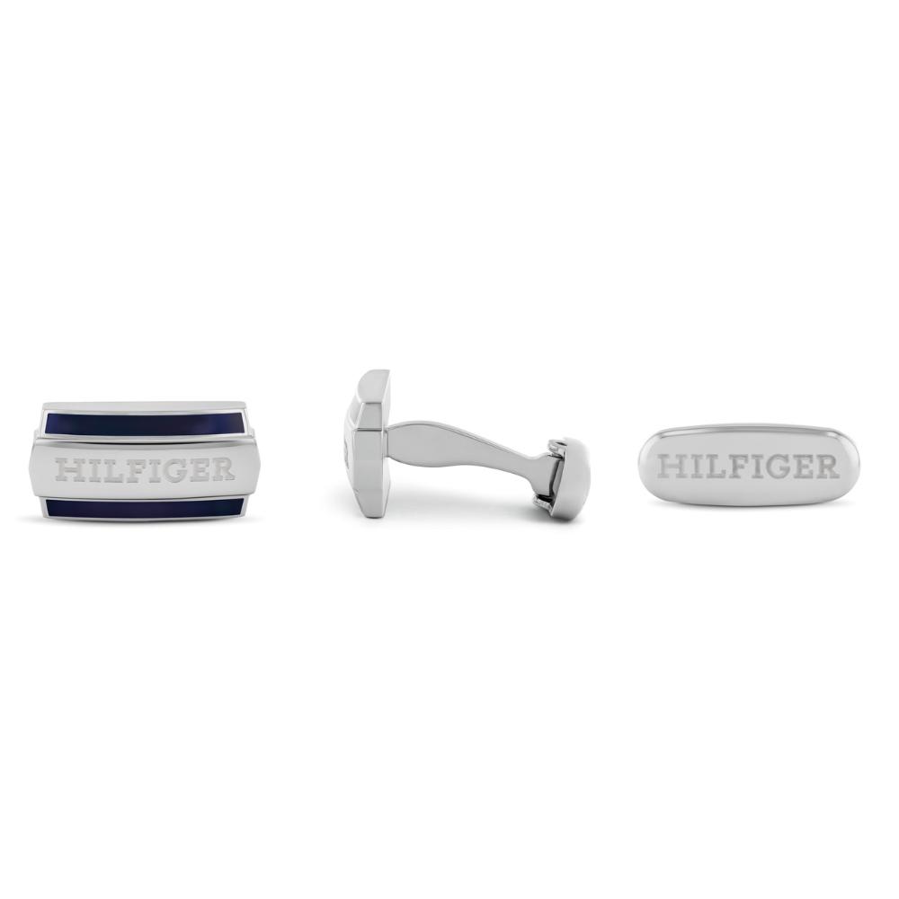 TOMMY HILFIGER Cufflinks Silver Stainless Steel 2790603