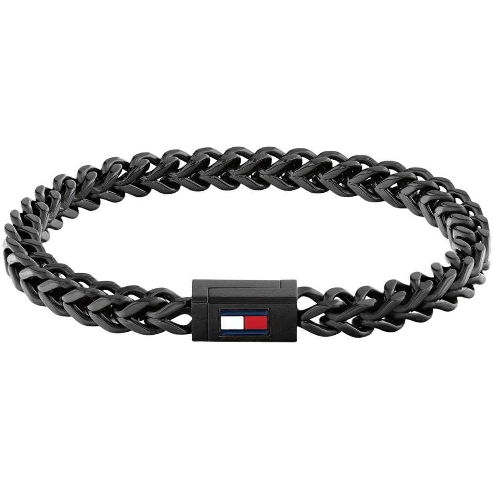ΒΡΑΧΙΟΛΙ Ανδρικό TOMMY HILFIGER από Μαύρο Ανοξείδωτο Ατσάλι 2790649