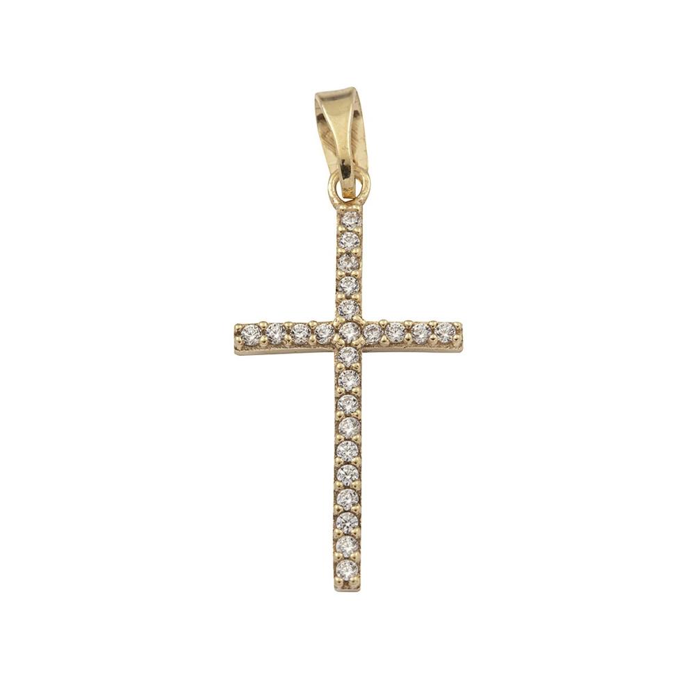 CROSS Women from Yellow Gold 14K with Zircon P-CRS008Y