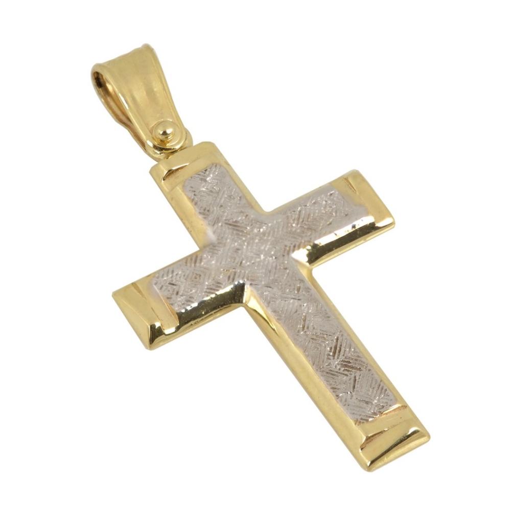 CROSS Men's FILVA Oro in 14K Yellow and White Gold CRFB123YW