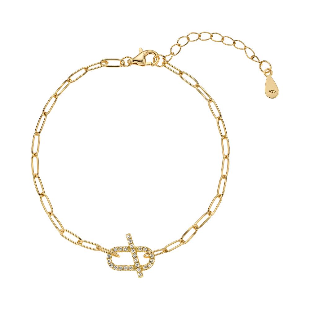 BREEZE Gold Bracelet 925° Silver 315002.1