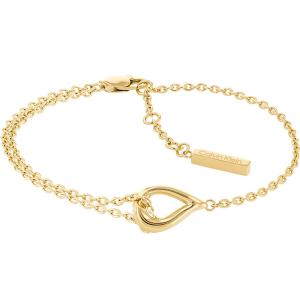 CALVIN KLEIN Sculptured Drops Bracelet Gold Stainless Steel 35000077 - 25541