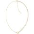 CALVIN KLEIN Sculptured Drops Necklace Gold Stainless Steel 35000081 - 0