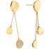 CALVIN KLEIN Fascinate Crystals Earrings Gold Stainless Steel 35000212 - 0