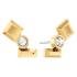 CALVIN KLEIN Luster Crystals Earrings Gold Stainless Steel 35000235 - 0