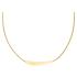 CALVIN KLEIN Elongated Drops Necklace Gold Stainless Steel 35000339 - 0
