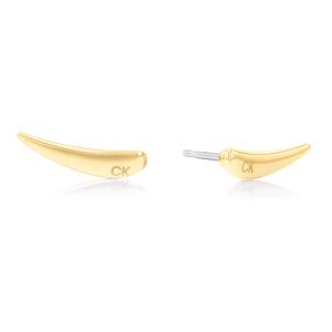 CALVIN KLEIN Elongated Drops Earrings Gold Stainless Steel 35000345 - 41084
