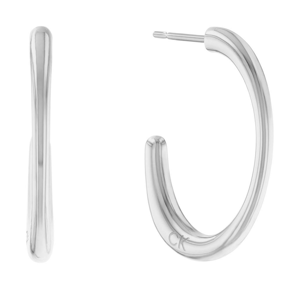 CALVIN KLEIN Earrings Silver Stainless Steel 35000346