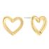 CALVIN KLEIN Heart Earrings Gold Stainless Steel 35000391 - 0