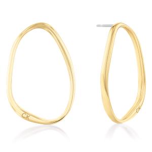 CALVIN KLEIN Elongated Drops Earrings Gold Stainless Steel 35000451 - 41109