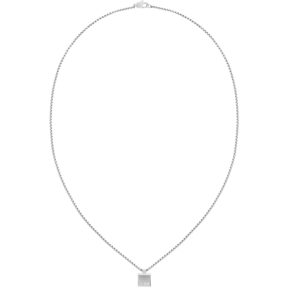 CALVIN KLEIN Minimalistic Squares Necklace Silver Stainless Steel 35000486 - 2