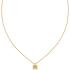 CALVIN KLEIN Minimalistic Squares Necklace Gold Stainless Steel 35000487 - 0