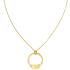 CALVIN KLEIN Scuptural NECKLACE Gold Plated Stainless Steel 35000526 - 0