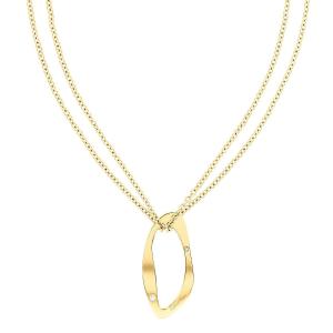 CALVIN KLEIN Harmonious NECKLACE Gold Plated Stainless Steel with Zircon Stones 35000684 - 53849