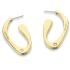 CALVIN KLEIN Harmonious Hoop Earrings Gold Plated Stainless Steel with Zircon Stones 35000688 - 1