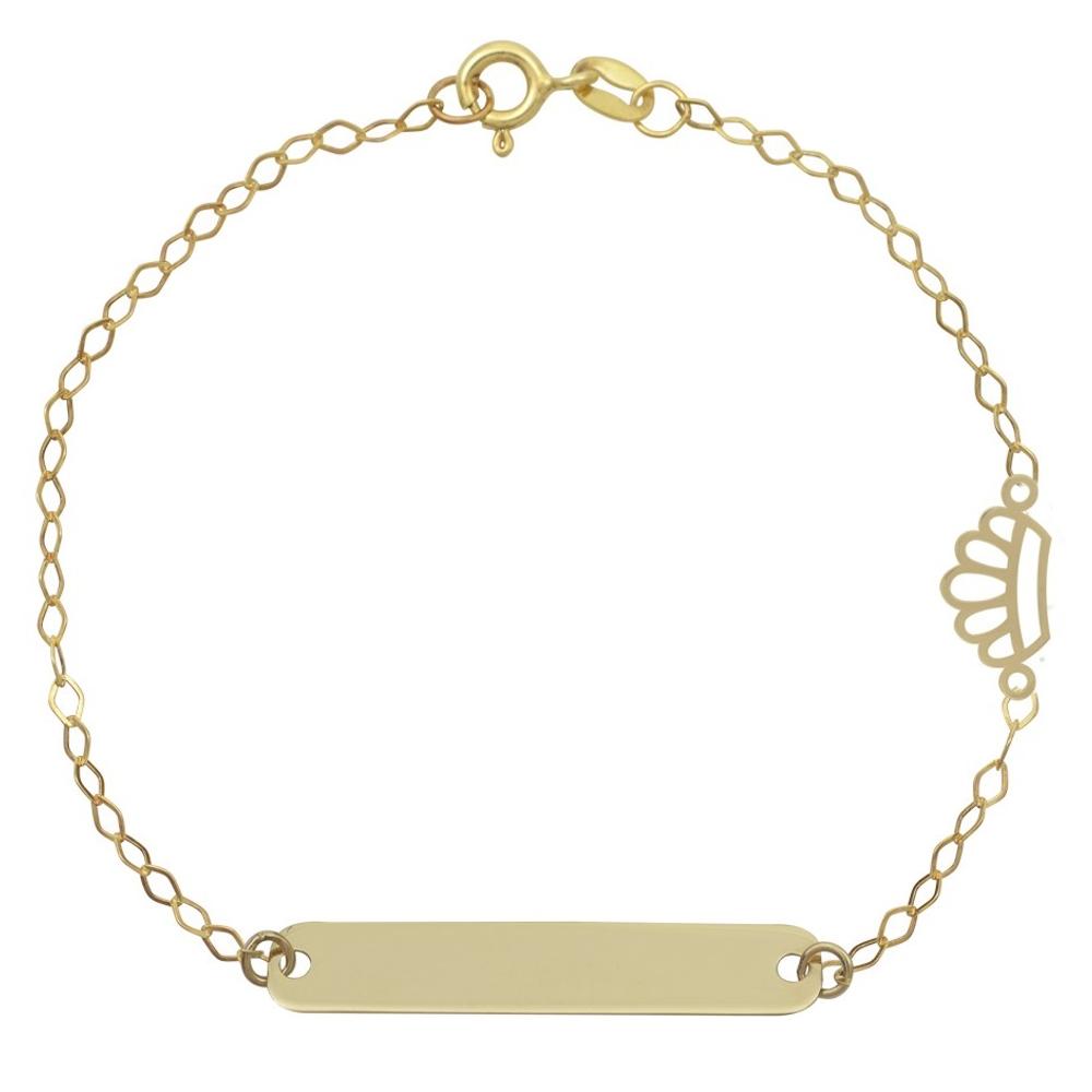 IDENTITY Bracelet Crown in K9 Yellow Gold 39115Y.K9
