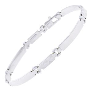 BRACELET Handcuffs SENZIO Belibasakis K9 in White Gold 3DB.200BB - 59579