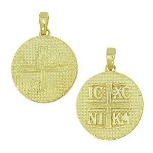 CHRISTIAN CHARMS Double Sided from 9K Yellow Gold 3KR.D336P - 15121