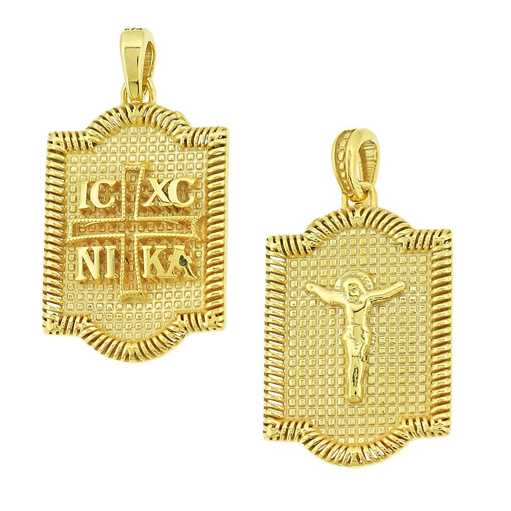 CHRISTIAN CHARMS Double Sided from 9K Yellow Gold 3KR.D382P