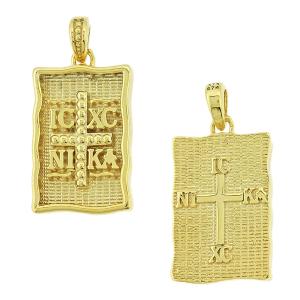 CHRISTIAN CHARMS Double Sided from 9K Yellow Gold 3KR.D397P - 20671