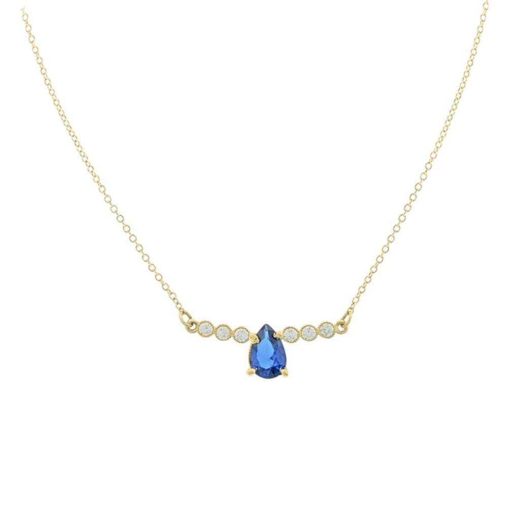 NECKLACE Full Stones SENZIO Yellow Gold K9 with Zircon Stones 3SOU.15680C