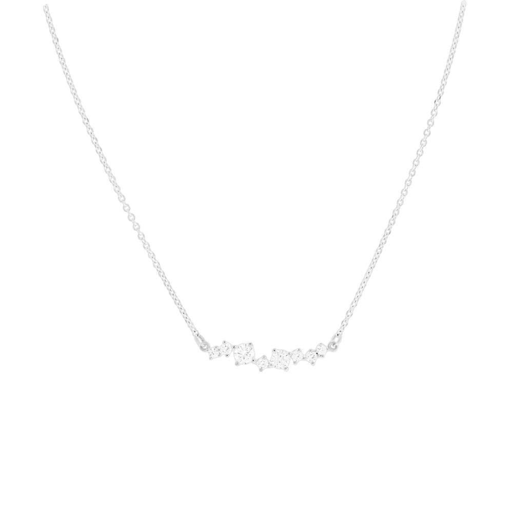 NECKLACE SENZIO Collection K9 White Gold with Zircon Stones 3SOU.1571BC