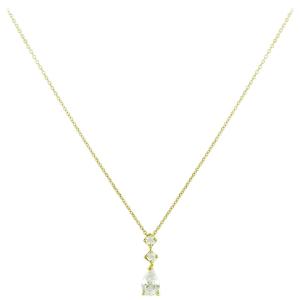 NECKLACE SENZIO Yellow Gold K9 with Zircon 3SOU.11984C - 15116