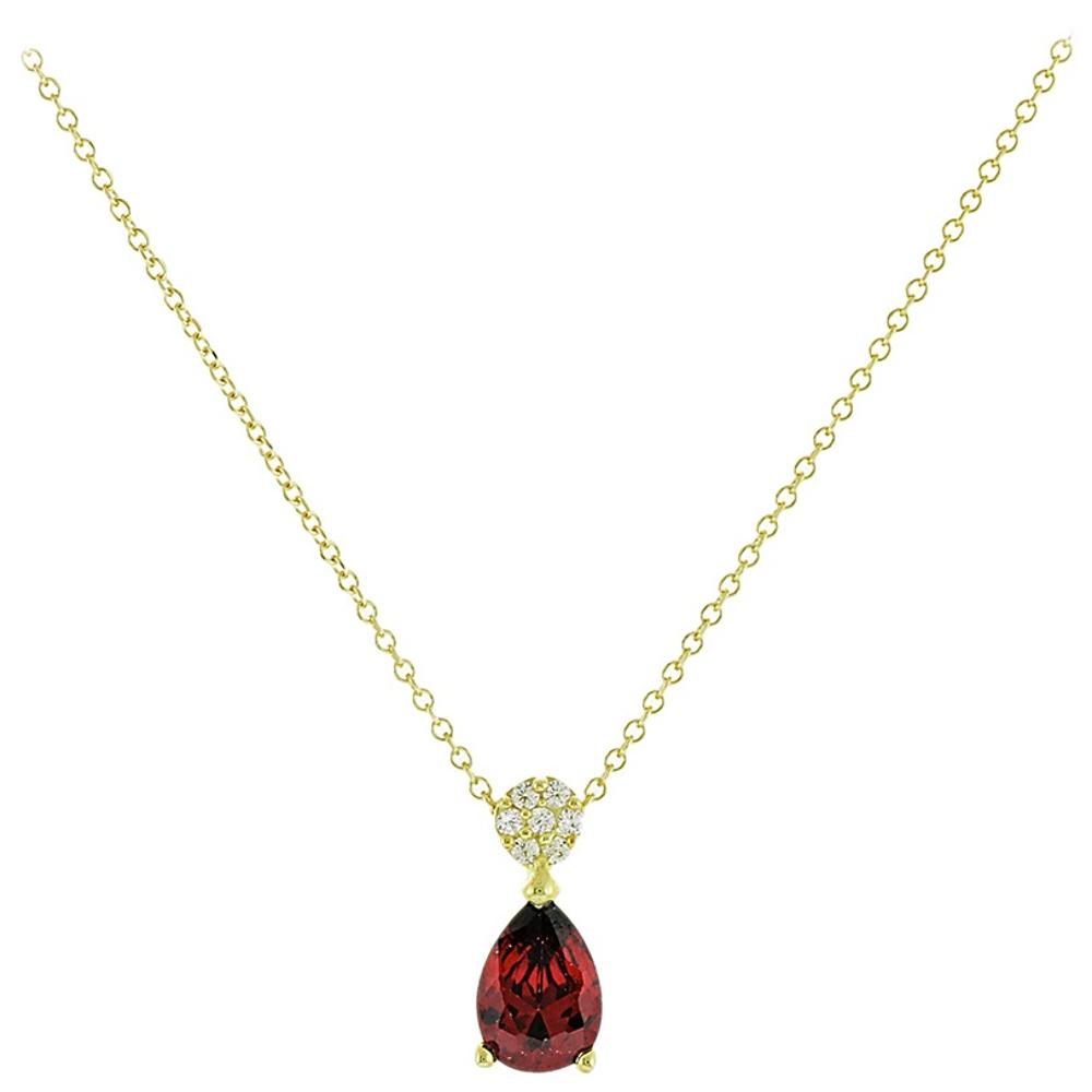 NECKLACE SENZIO 9K Yellow Gold with Zircon Stones 3SOU.03.1419C