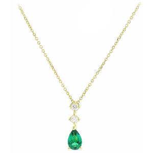 NECKLACE Women Yellow Gold K9 with Zircon Stones 3SOU.02.11981C - 26494