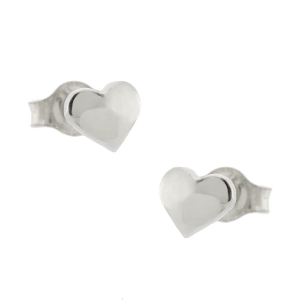 EARRINGS Heart in 9K White Gold 3SOU.1235BOR