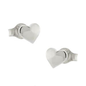 EARRINGS Heart in 9K White Gold 3SOU.1235BOR - 13385