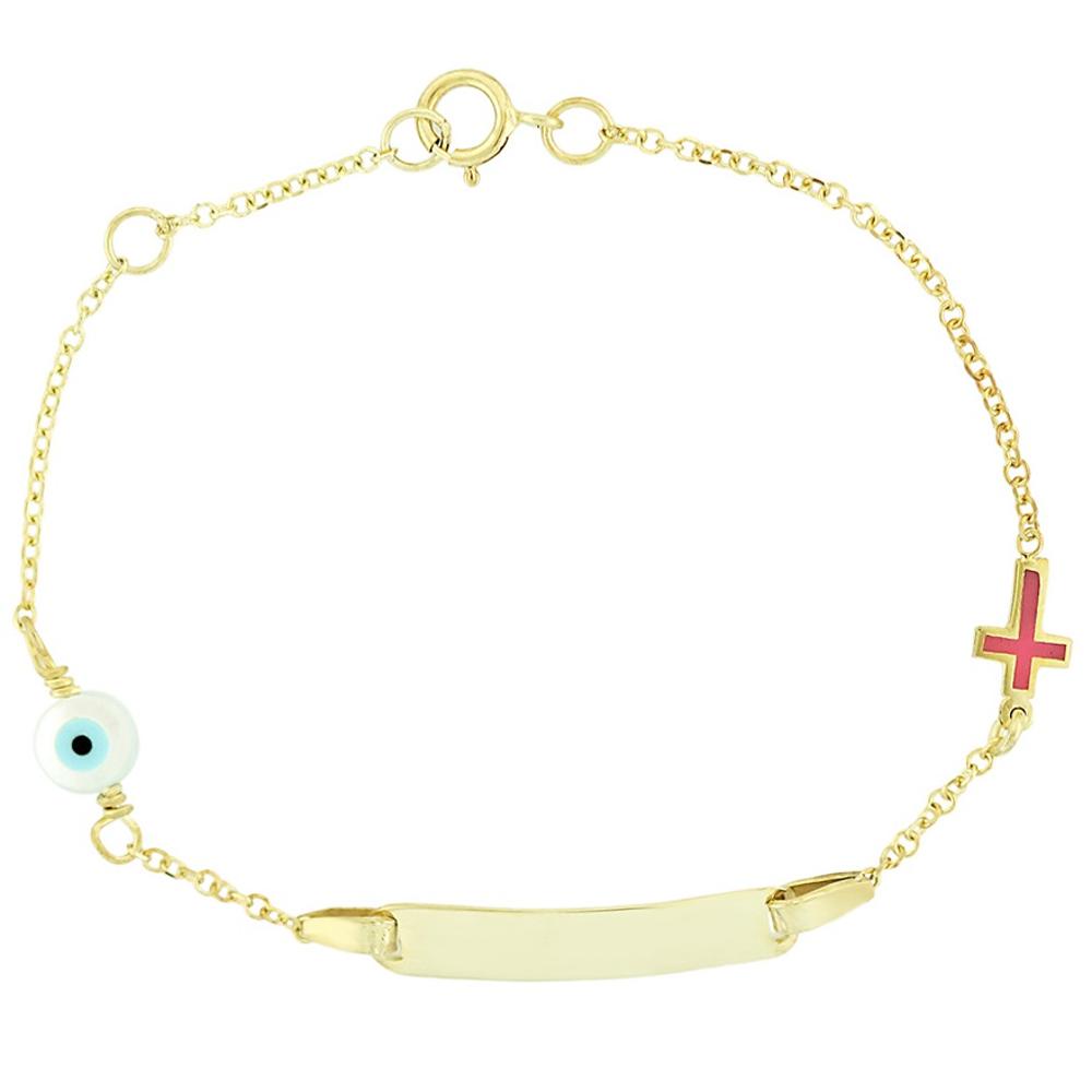 IDENTITY Bracelet for Babies K9 in Yellow Gold 3SOU.1271B