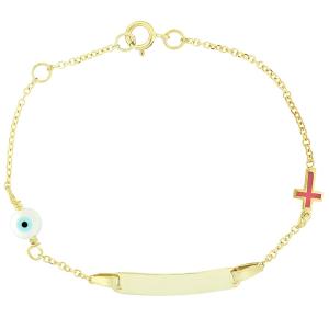 IDENTITY Bracelet for Babies K9 in Yellow Gold 3SOU.1271B - 52965