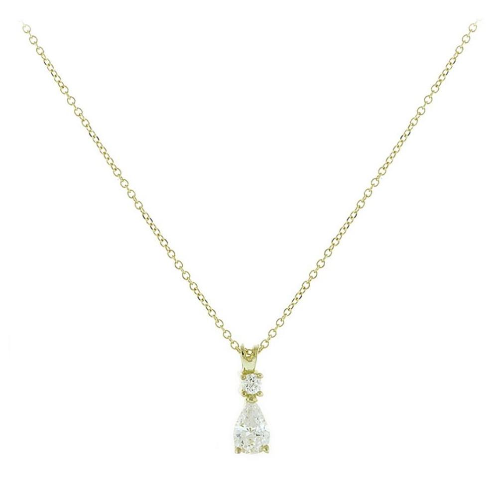 NECKLACE SENZIO 9K Yellow Gold with Zircon Stones 3SOU.01.1422C