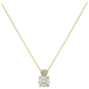 NECKLACE SENZIO 9K Yellow Gold with Zircon Stones 3SOU.01.1428C - 14851