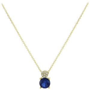 NECKLACE SENZIO Collection Yellow Gold K9 with Zircon Stones 3SOU.1429C - 30682