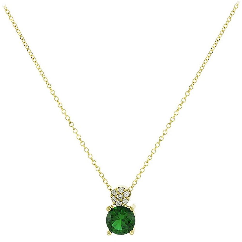 NECKLACE SENZIO 9K Yellow Gold with Zircon Stones 3SOU.01.1431C