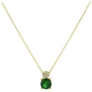 NECKLACE SENZIO 9K Yellow Gold with Zircon Stones 3SOU.01.1431C - 14798