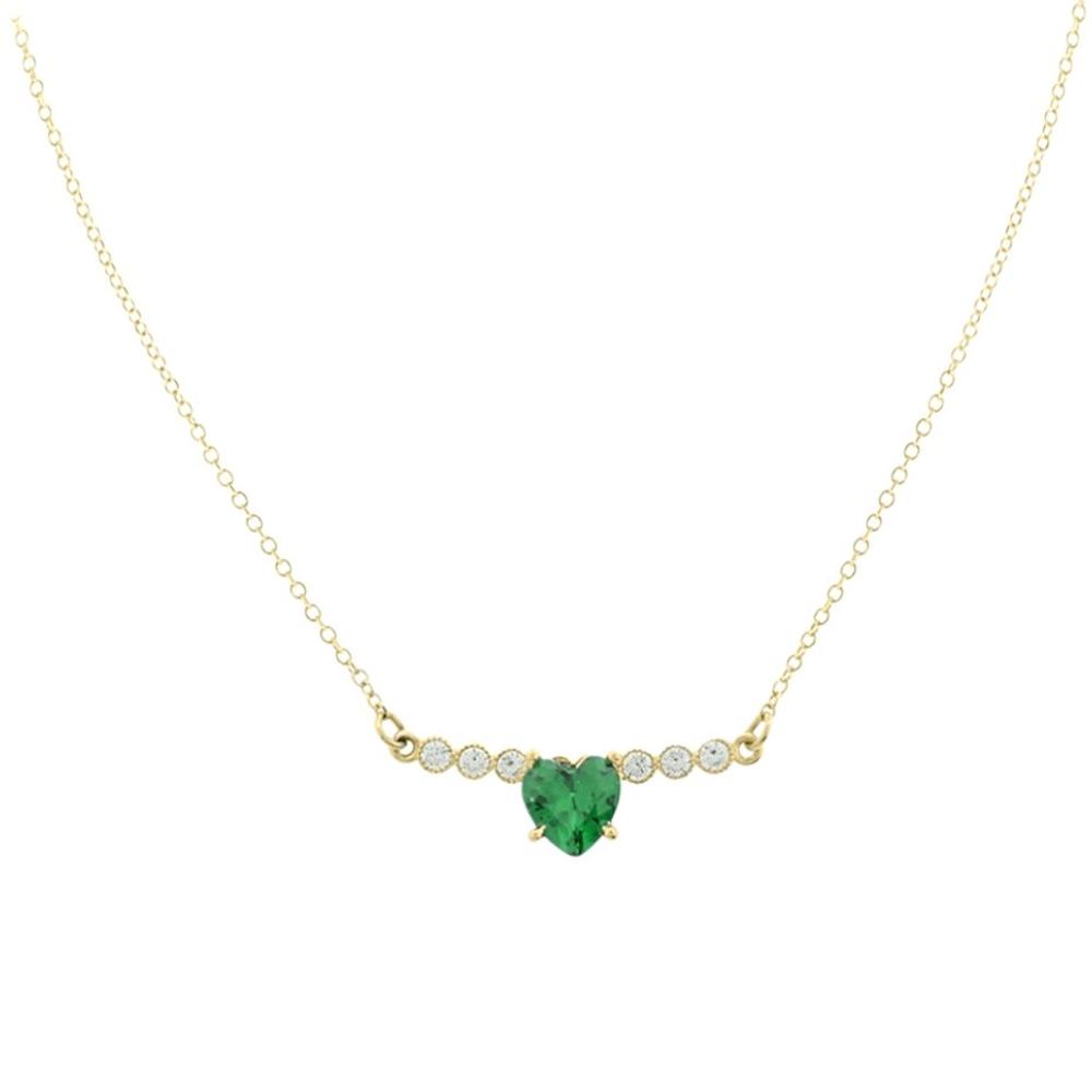 NECKLACE Full Stones SENZIO Yellow Gold K9 with Zircon Stones 3SOU.15671C