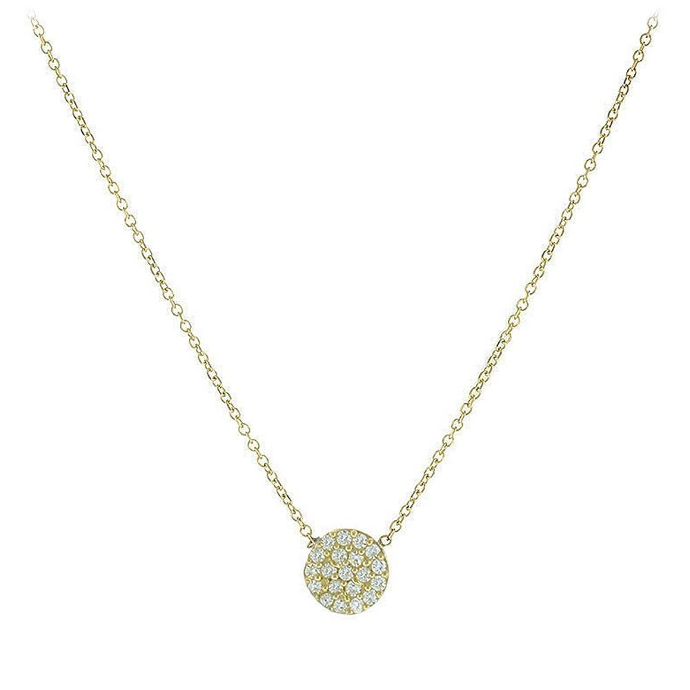 NECKLACE SENZIO Collection Yellow Gold K9 with Zircon Stones 3SOU.356K