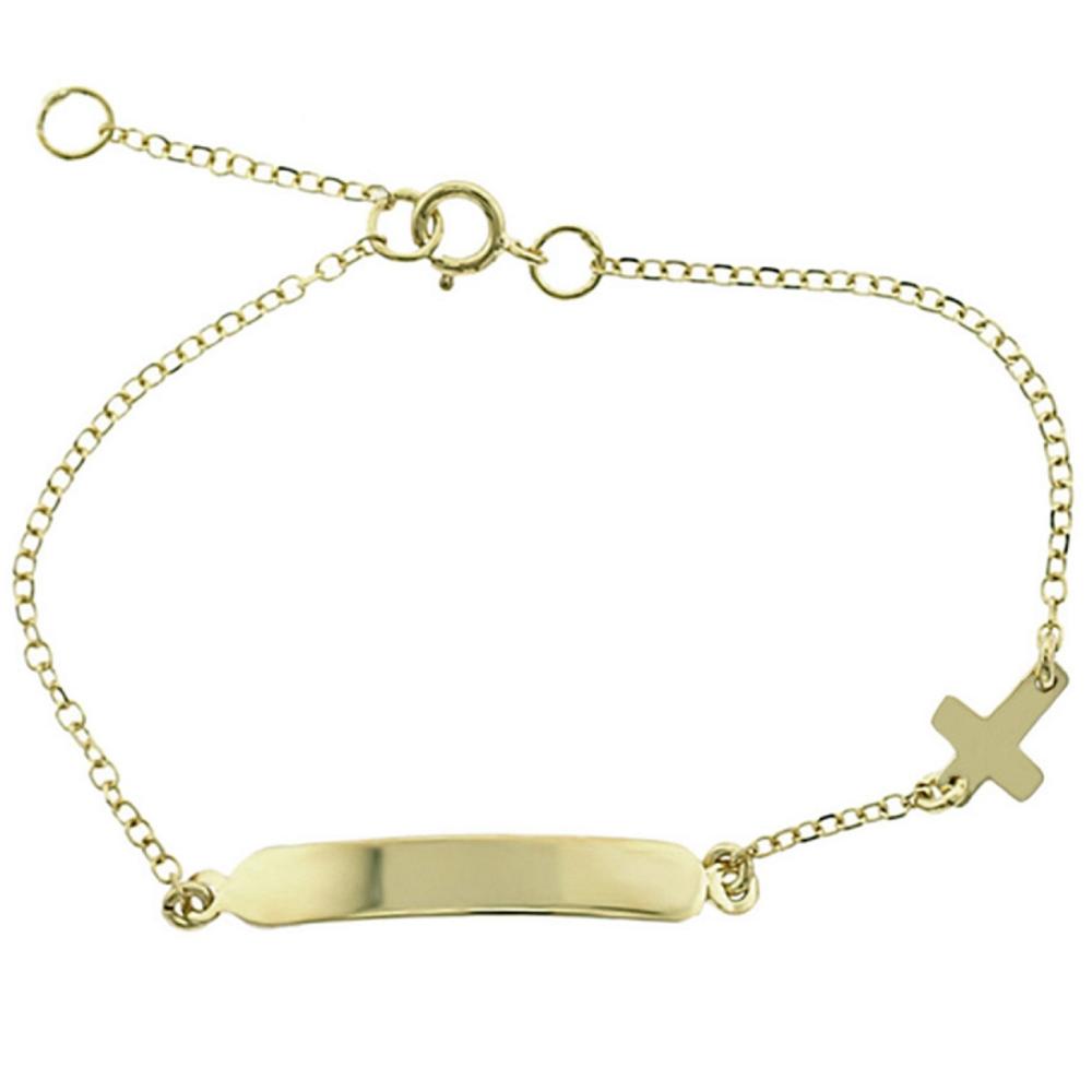 IDENTITY Bracelet for Babies K9 in Yellow Gold 3SOY.250B