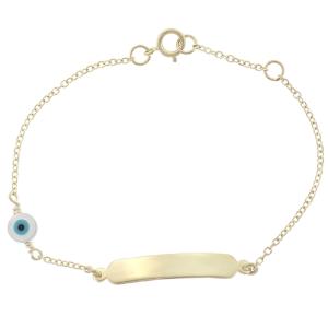 IDENTITY Bracelet for Babies K9 in Yellow Gold 3SOY.830B - 52979