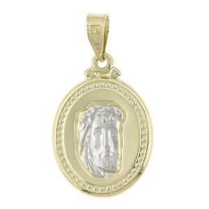 PENDANT Christ SENZIO Collection K9 Yellow and White Gold 3VAR.02.13P - 20660