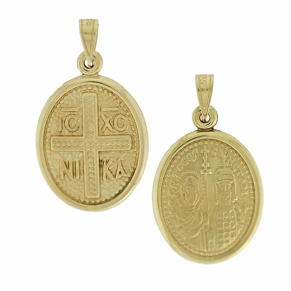 CHRISTIAN CHARMS Double Sided from 9K Yellow Gold 3VAR.D29P