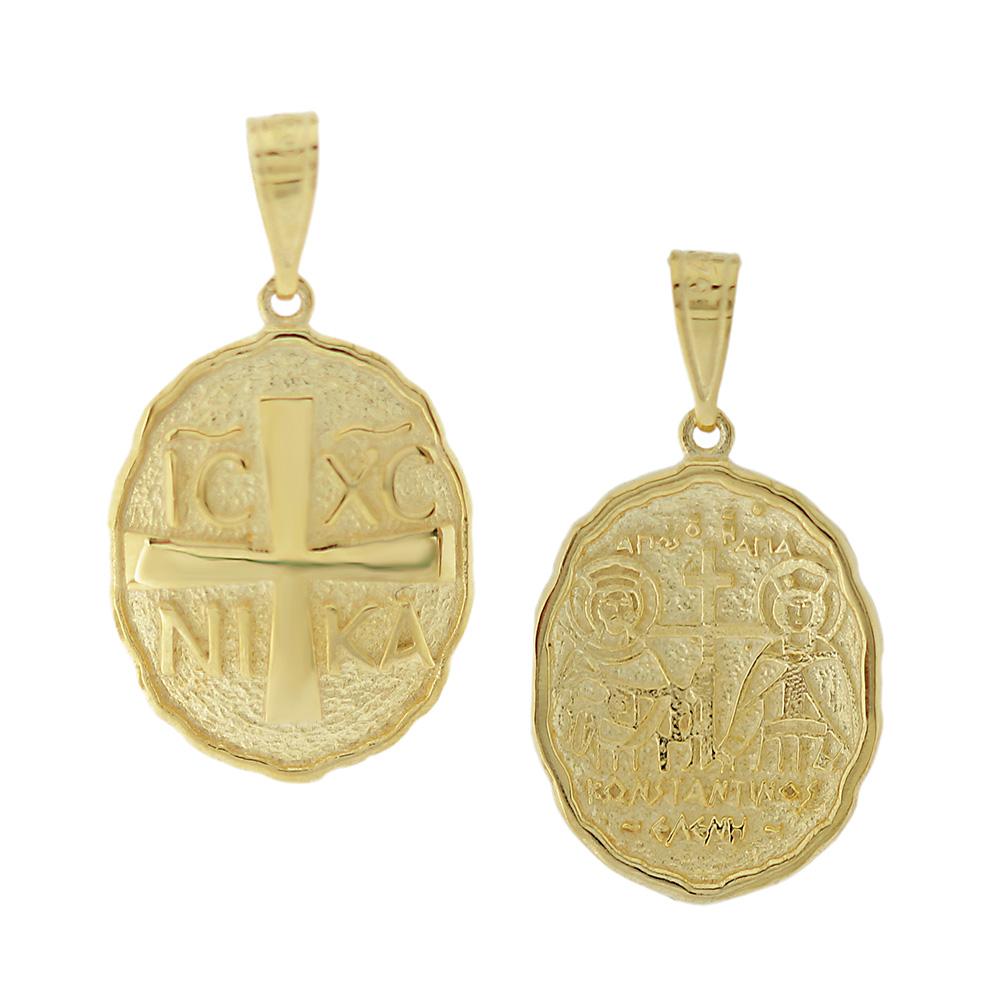 CHRISTIAN CHARMS Double Sided from 9K Yellow Gold 3VAR.01.DK212P