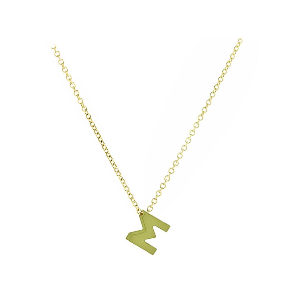 NECKLACE Monogram Yellow Gold 9K with Chain 3SOU.01.S22K